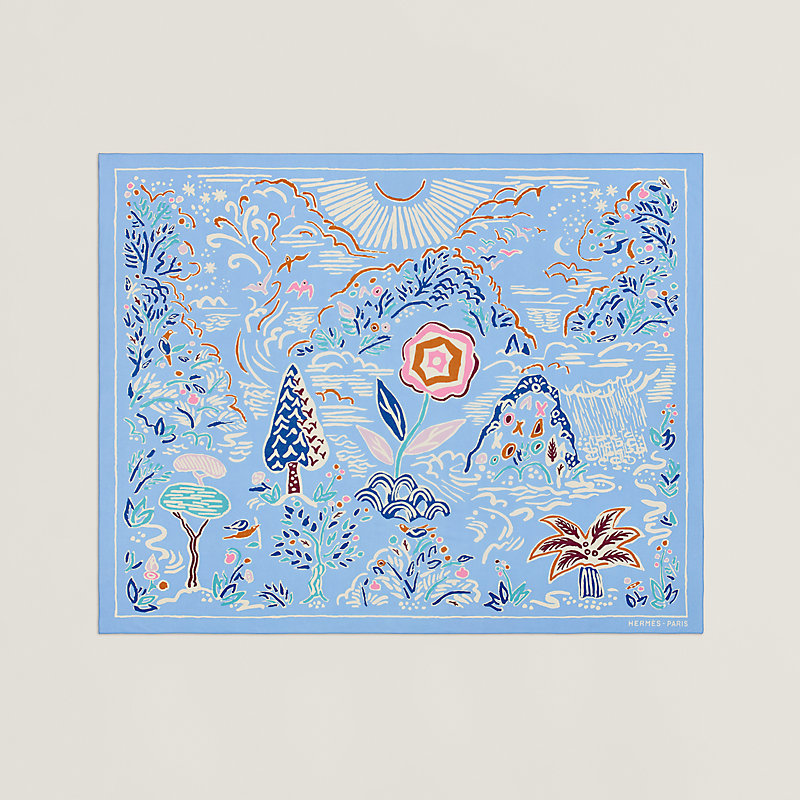 【入手困難！】HERMES Isola di Primavera パレオ isola-di-primavera-pareo--